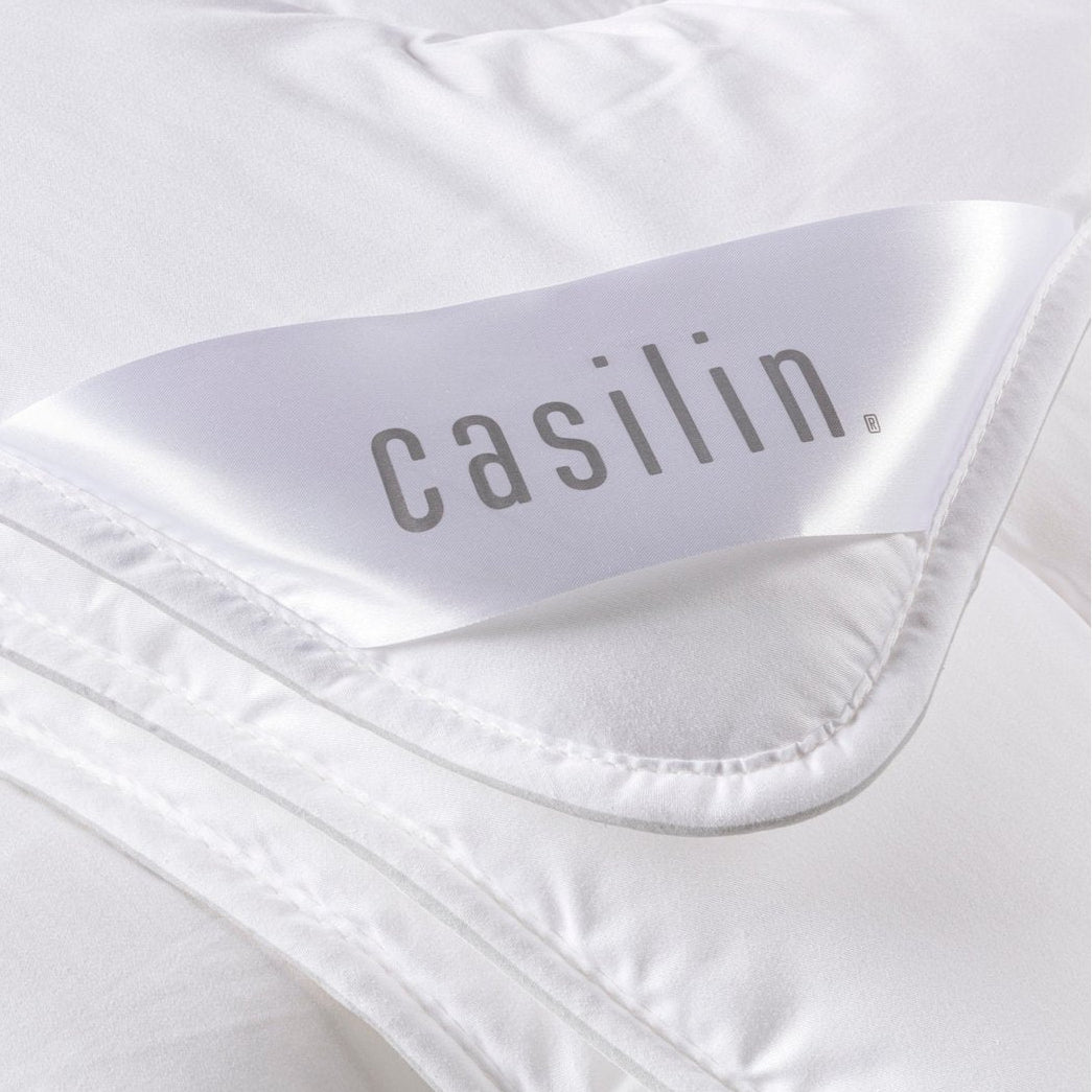 Ganzjahresdecke Duvet mit hautfreundlichem Baumwoll-Satin-Bezug (Satin Mono)