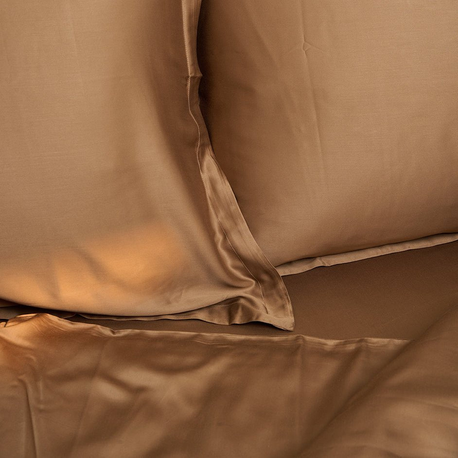 Bettwäsche Eco Bambus - atmungsaktiv, weich & nachhaltig (Haselnussbraun)