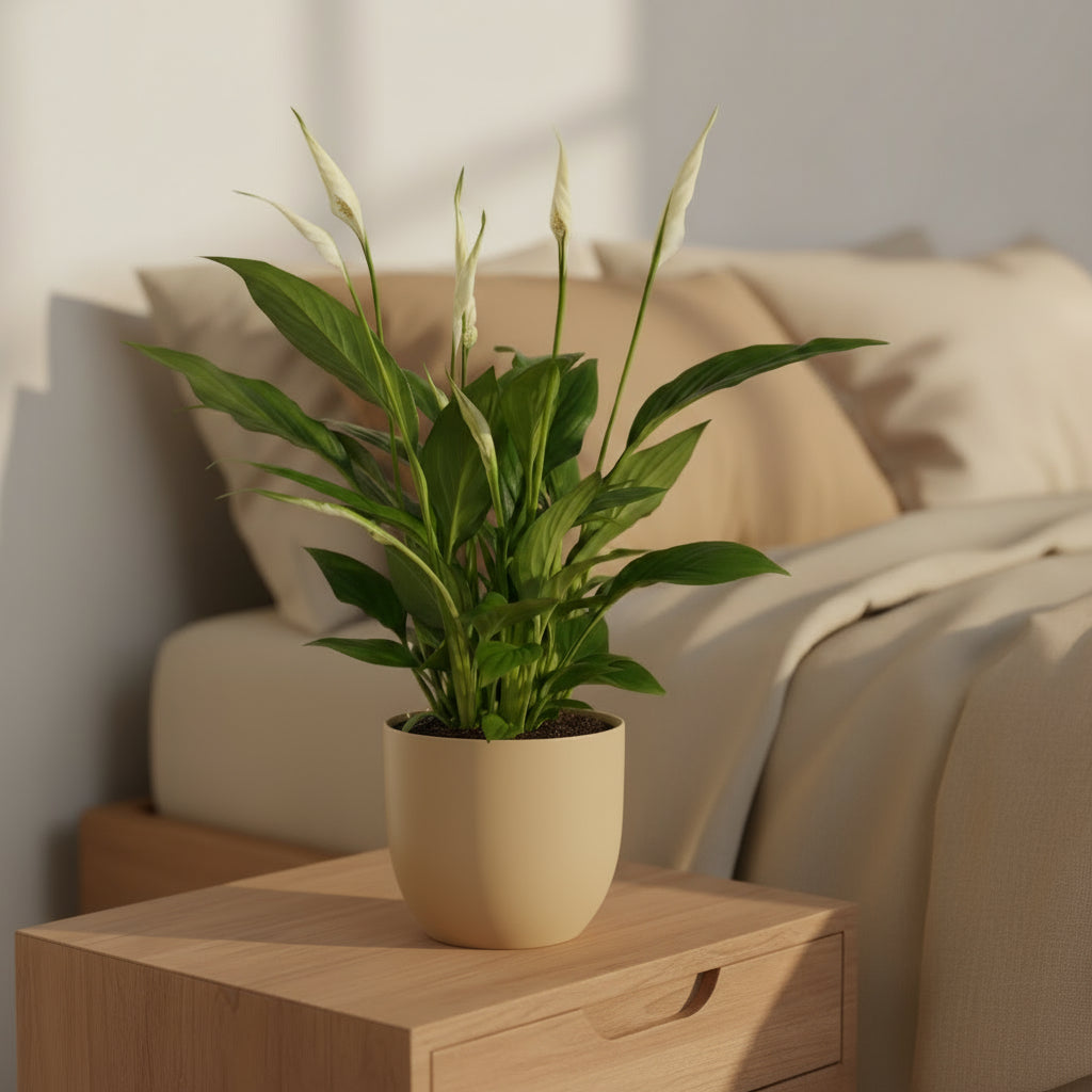 Luftreinigende Friedenslilie Spathiphyllum, Ø 12 cm, Höhe ca. 35 cm