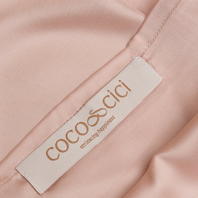 Kissenbezug Öko Bambus - weich, atmungsaktiv & hautfreundlich (Powder Pfirsich)