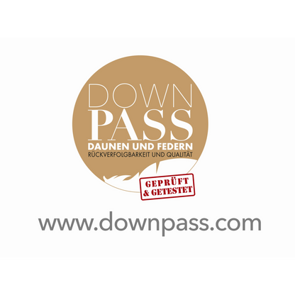 Premium Bettwäsche aus Entendaune für wohltemperierten Schlaf (warm)