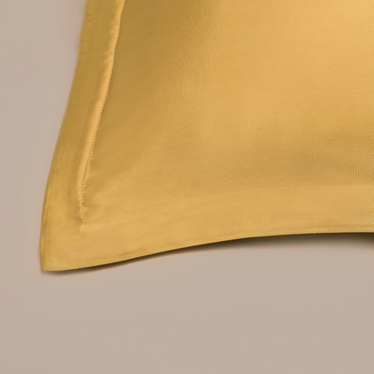 Kissenbezug Öko Bambus - weich, atmungsaktiv & hautfreundlich (Ockergelb)