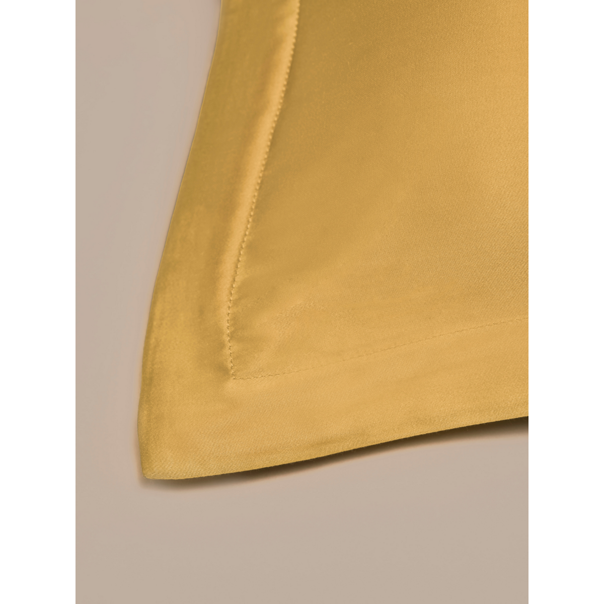 Kissenbezug Öko Bambus - weich, atmungsaktiv & hautfreundlich (Ockergelb)