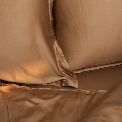 Bettwäsche Eco Bambus - atmungsaktiv, weich & nachhaltig (Haselnussbraun)
