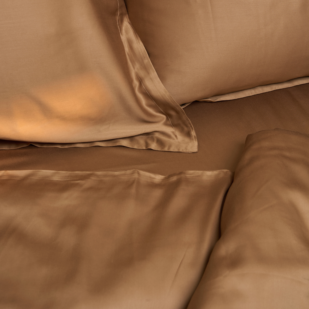 Bettwäsche Eco Bambus - atmungsaktiv, weich & nachhaltig (Haselnussbraun)