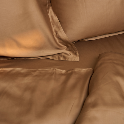 Bettwäsche Eco Bambus - atmungsaktiv, weich & nachhaltig (Haselnussbraun)