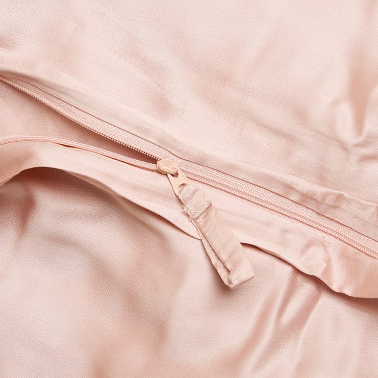 Bettwäsche Eco Bambus - atmungsaktiv, weich & nachhaltig (Abdeckpulver Pfirsich)