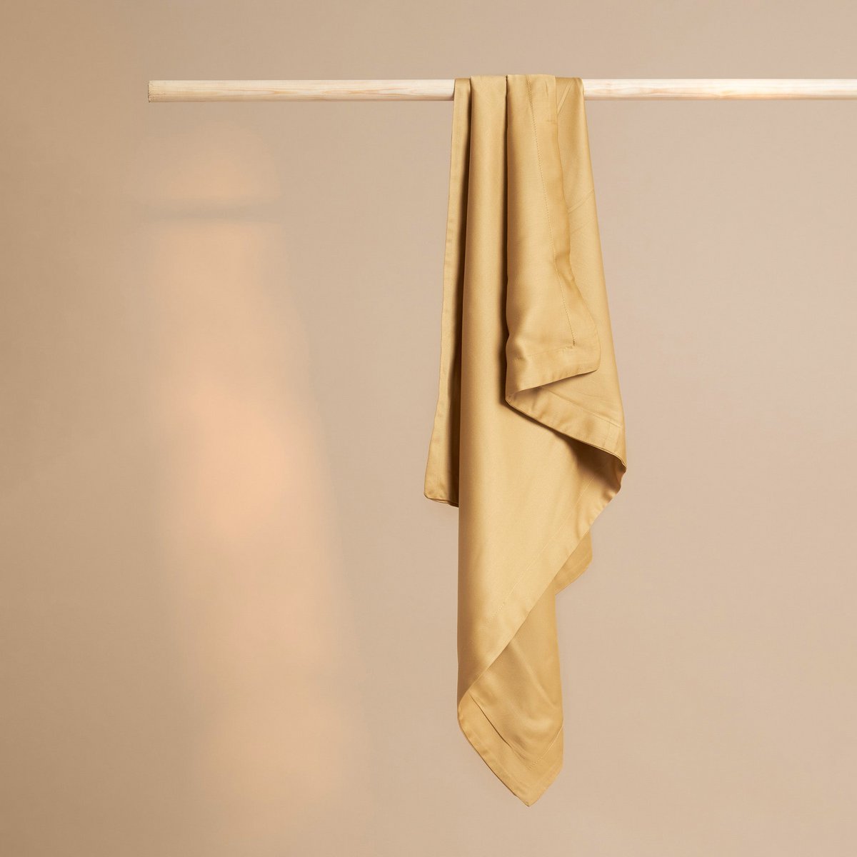 Kissenbezug Öko Bambus - weich, atmungsaktiv & hautfreundlich (Ockergelb)