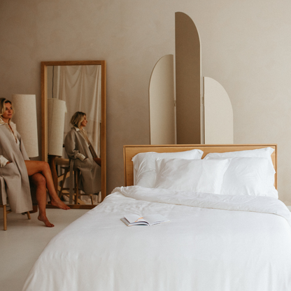 Bettwäsche Eco Bambus - atmungsaktiv, weich & nachhaltig (weiß)