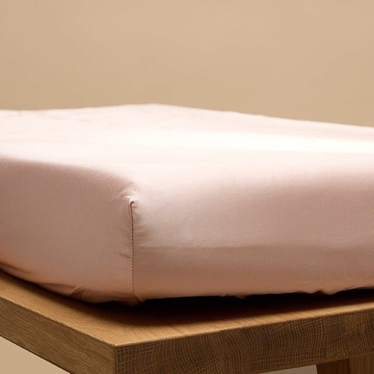 Spannbettlaken Öko-Bambus - weich, atmungsaktiv & nachhaltig (Pfirsich)