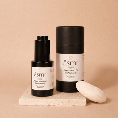Ayurvedisches Nidra Tiefschlaföl - 100 % natürliche Himalaya-Kräuter für erholsamen Schlaf (30 ml)