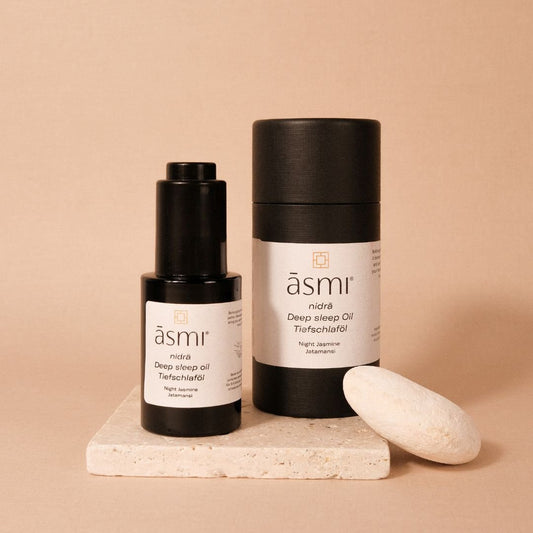 Ayurvedisches Nidra Tiefschlaföl - 100 % natürliche Himalaya-Kräuter für erholsamen Schlaf (30 ml)