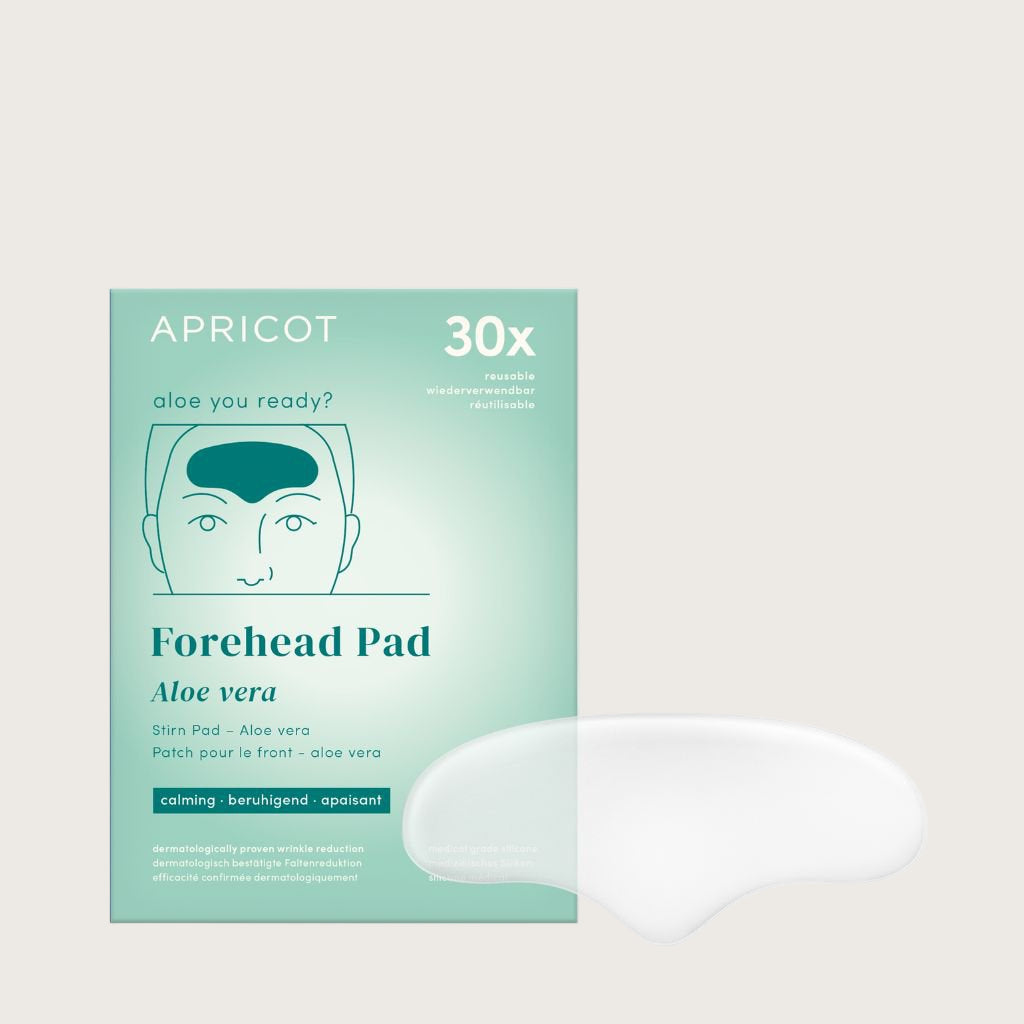 Wiederverwendbares APRICOT Stirn Pad mit Aleo Vera