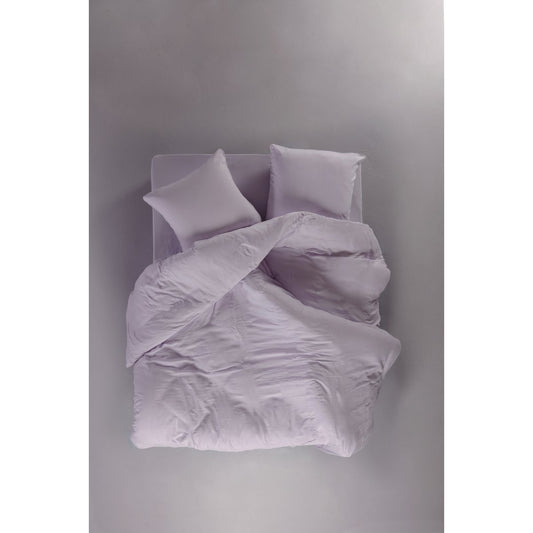 Luxuriöse TENCEL™ Lyocell Satin Bettwäsche - seidig-weich & atmungsaktiv (Lila)