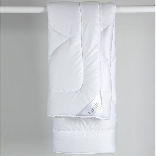 Ganzjahresdecke Duvet mit hautfreundlichem Baumwoll-Satin-Bezug (Satin Mono)
