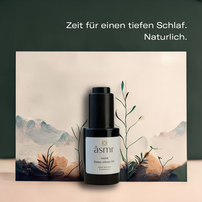 Ayurvedisches Nidra Tiefschlaföl - 100 % natürliche Himalaya-Kräuter für erholsamen Schlaf (30 ml)