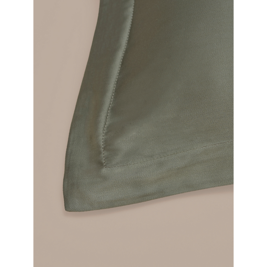 Kissenbezug Öko Bambus - weich, atmungsaktiv & hautfreundlich (olivgrün)