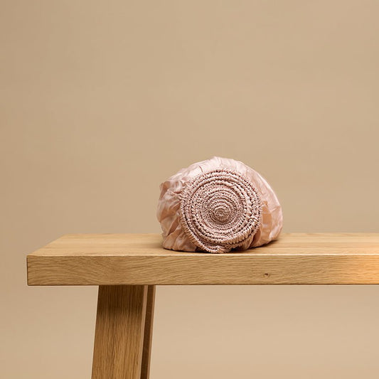 Spannbettlaken Öko-Bambus - weich, atmungsaktiv & nachhaltig (Pfirsich)