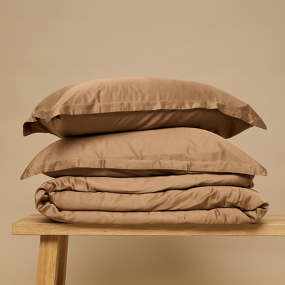 Bettwäsche Eco Bambus - atmungsaktiv, weich & nachhaltig (Haselnussbraun)