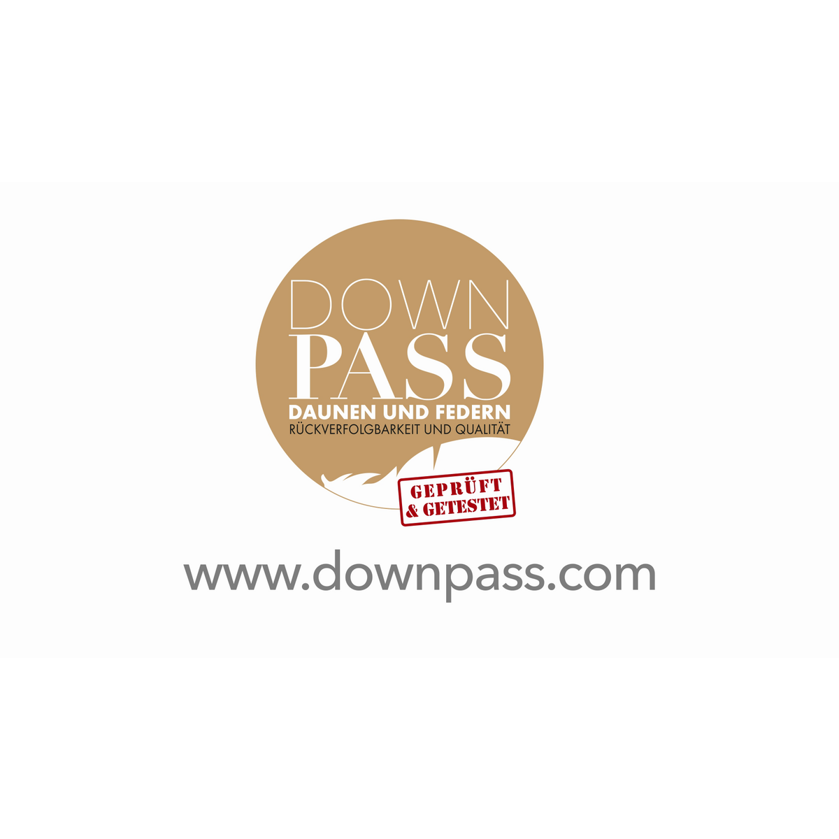 Luxuriöses Daunenkissen - Feste Unterstützung (Seitenschläfer)