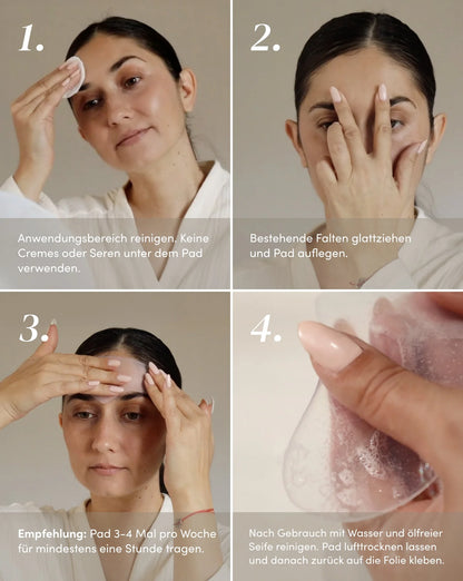 hexapeptid-stirn-pad-wiederverwendbar-anwendung-pflege-sonvelia